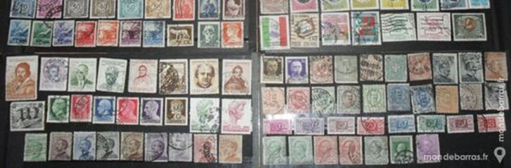 Lot de 311 timbres oblit&eacute;r&eacute;s d'ITALIE. 