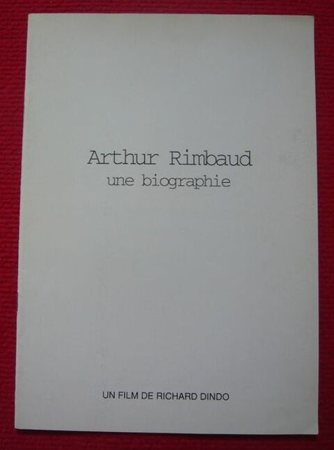 Dossier de presse de Arthur Rimbaud une biographie (1991) 35 Sucy-en-Brie (94)