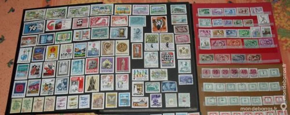Lot de 353 timbres oblit&eacute;r&eacute;s de la HONGRIE 