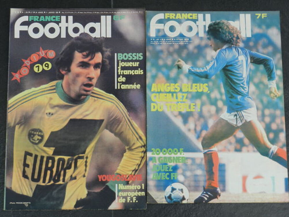 Collection France Football ann&eacute;e 1980 Livres et BD