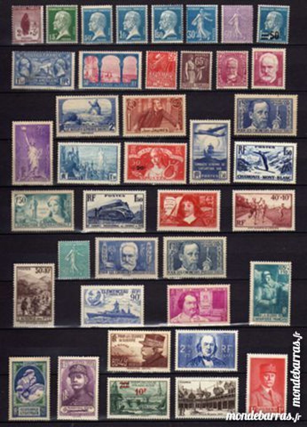 Timbres France NEUFS 2&egrave;me choix 