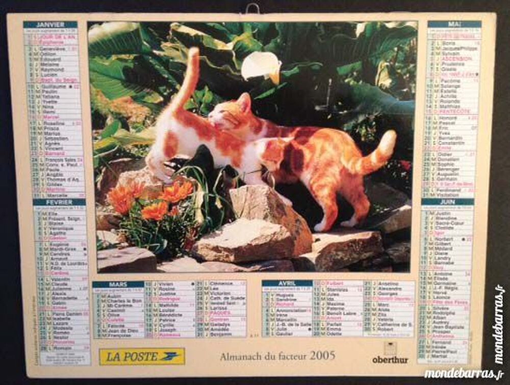 Calendrier Almanach 2005 - original 