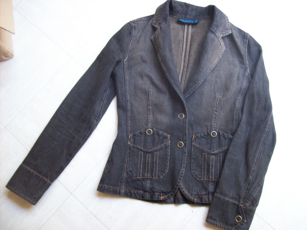 VESTE de velours et VESTE JEAN rouille - 40 - zoe Vêtements