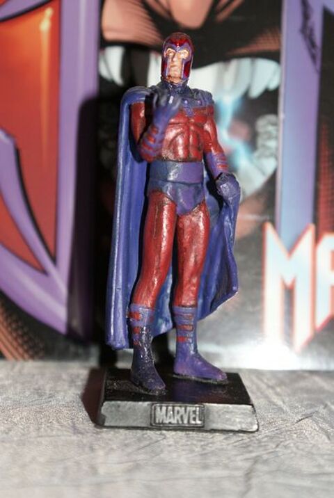 figurine en plomb  marvel eaglemoss  MAGNETO 7 Le Chambon-Feugerolles (42)