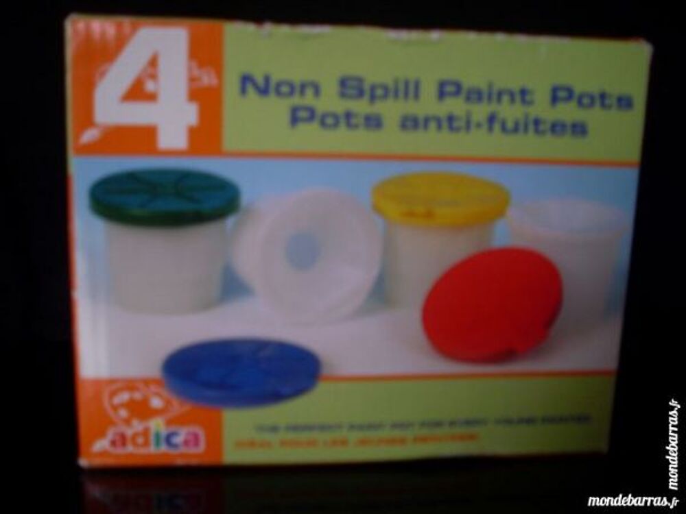 Pots pour peinture Anti-Fuite NEUF Jeux / jouets