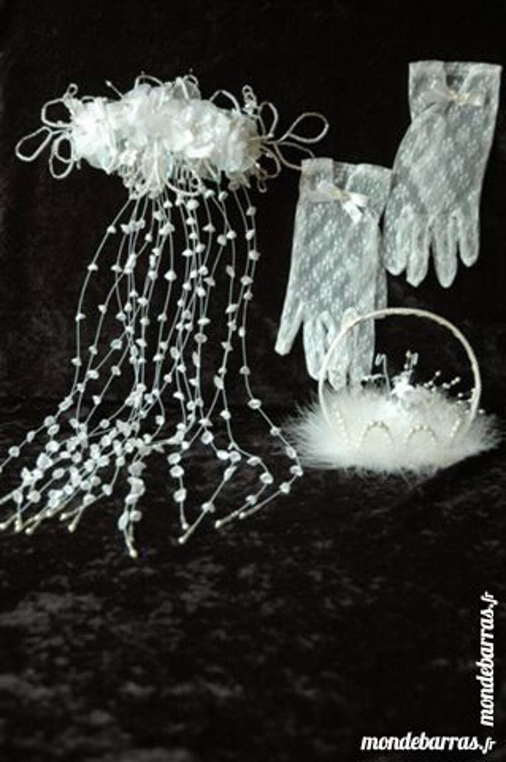 ROBE DE MARIEE avec AccessoiresT36/38 Vêtements