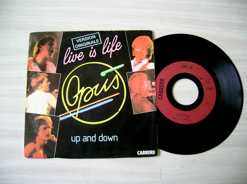45 TOURS OPUS Life is life CD et vinyles