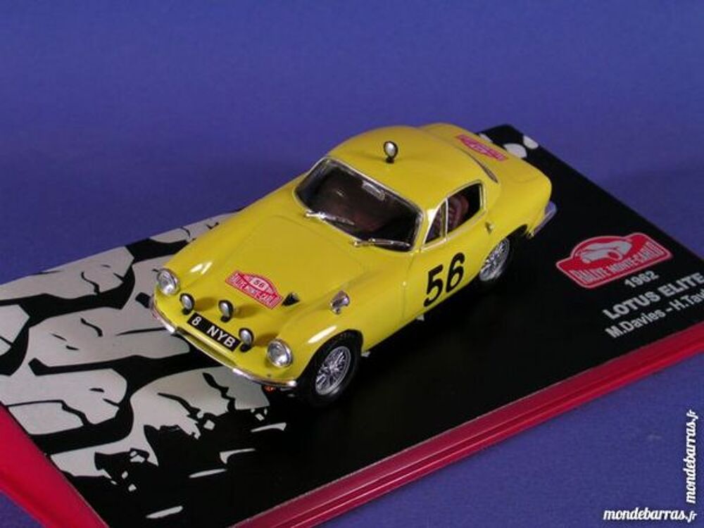 Lotus Elite Monte carlo 1962 1/43 Ixo Altaya Neuf Jeux / jouets