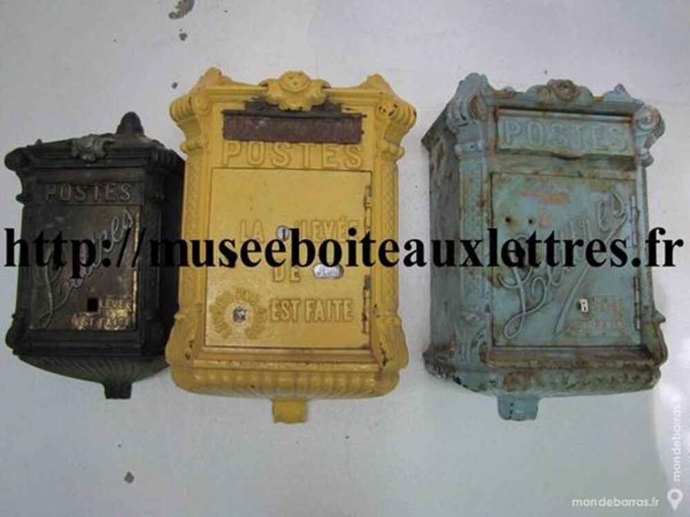 anciennes boites aux lettres ptt facteur 
