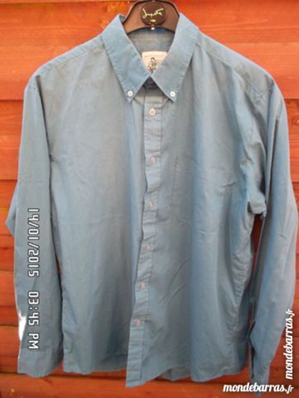 Chemise bleu t.42/44 kiki60230 Vêtements