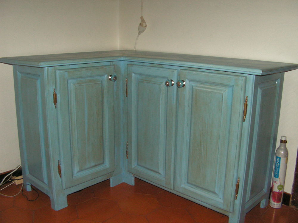 rare et unique ensemble de meuble bleu Meubles