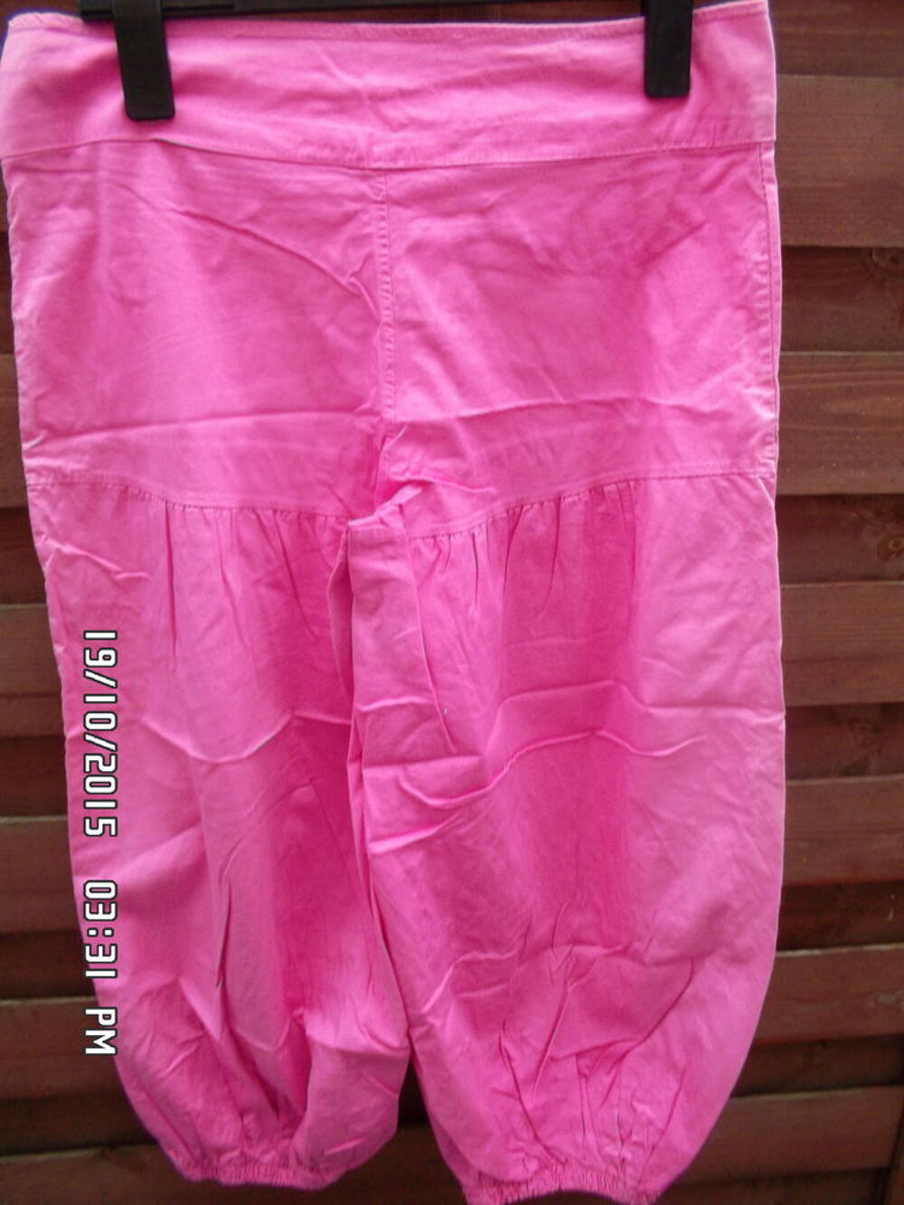 PANTACOURT ROSE*JUSTE 3E*KIKI60230 Vêtements