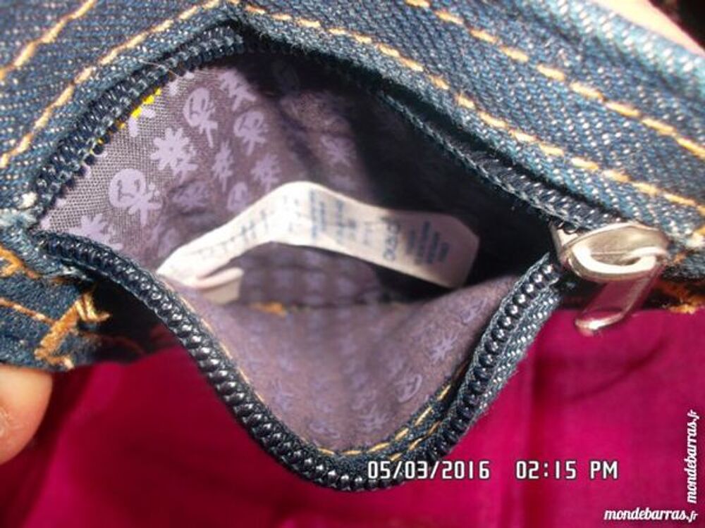 porte-monnaie en jean OKAIDI Bijoux et montres