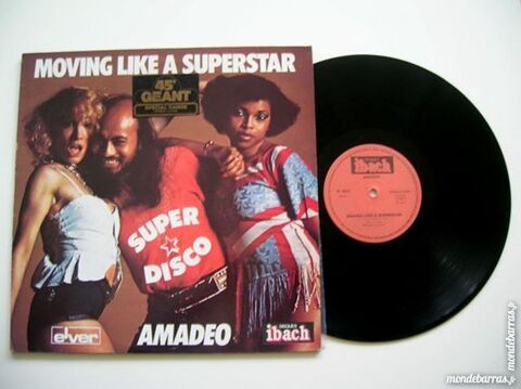 MAXI 45 TOURS AMADEO Moving like a superstar 15 Nantes (44)