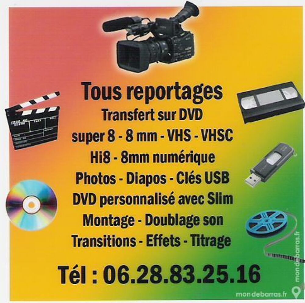toutes vos vieilles k7 vid&eacute;o et films supert 8 sur Photos/Video/TV