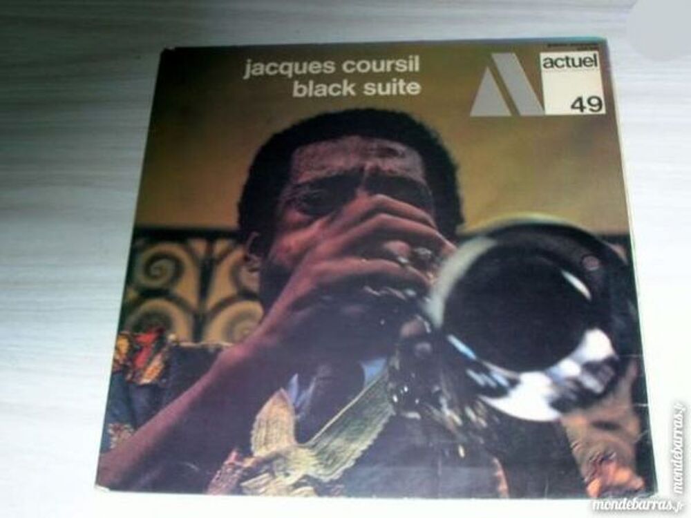 33 TOURS JACQUES COURSIL Black suite - RARE JAZZ CD et vinyles