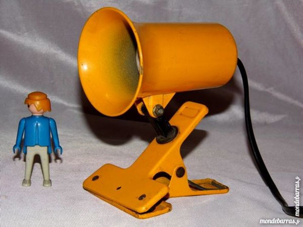 SPOT JAUNE APPLIQUE LUMINAIRE VINTAGE 70 80 Décoration
