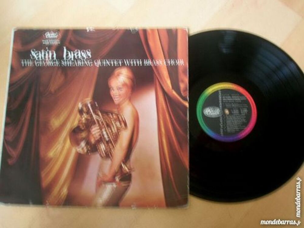 33 TOURS THE GEORGE SHEARING QUINTET with BRASS CD et vinyles