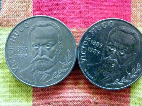 piece de10f  Victor Hugo edite en 1985 3 Viriat (01)