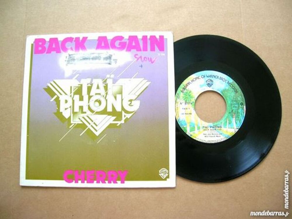 45 TOURS TAI PHONG Back Again/Cherry CD et vinyles