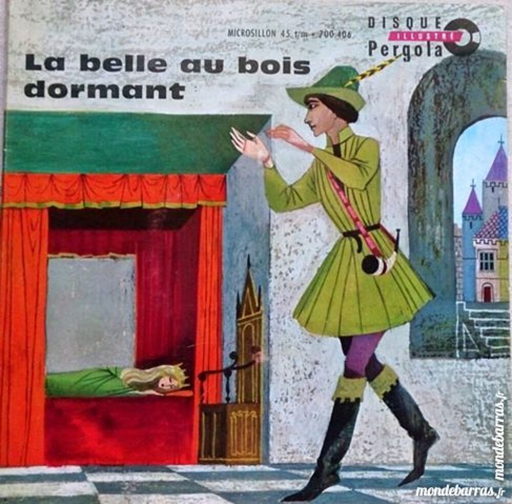 Vinyle 45T La belle au bois dormant Enfants CD et vinyles