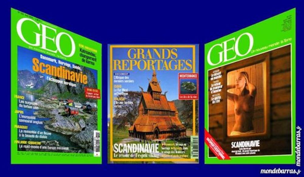LA SCANDINAVIE - GEO Livres et BD