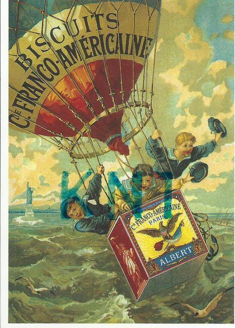 C P M , biscuits de la Cie Franco-Am�ricaine 5 Tours (37)