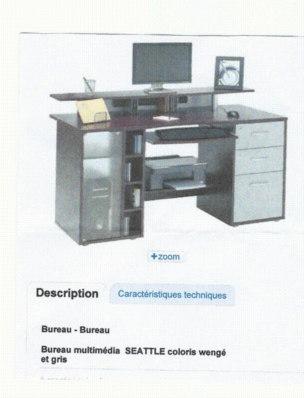 bureau multimedia Meubles