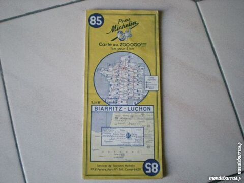  Carte routière Michelin     Biarritz - Luchon     3 Saleilles (66)