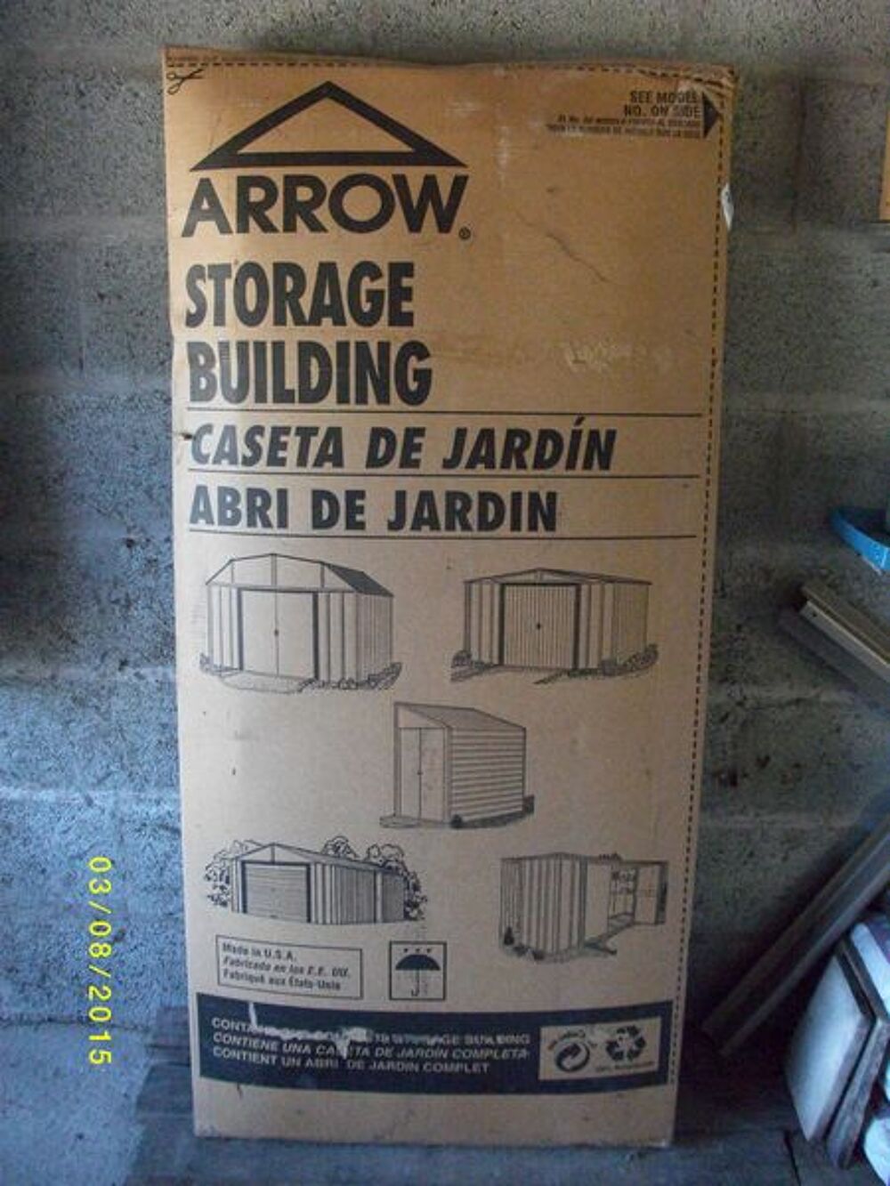 Cabanon de jardin neuve jamais sortie du carton Jardin