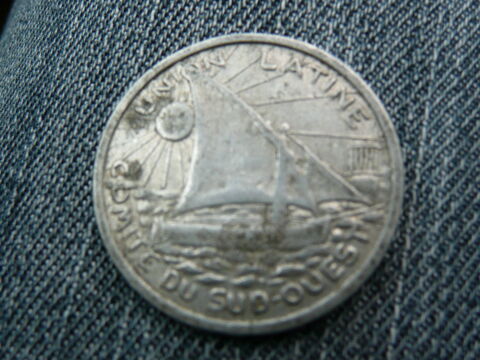 Jeton alu B.P 25 centimes Union Latine 1922-1933 7 Bordeaux (33)