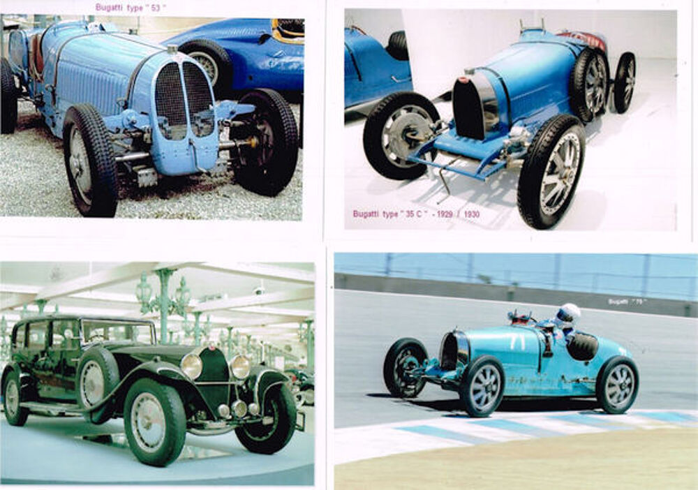 Bugatti ( photos r&eacute;&eacute;dition ) 