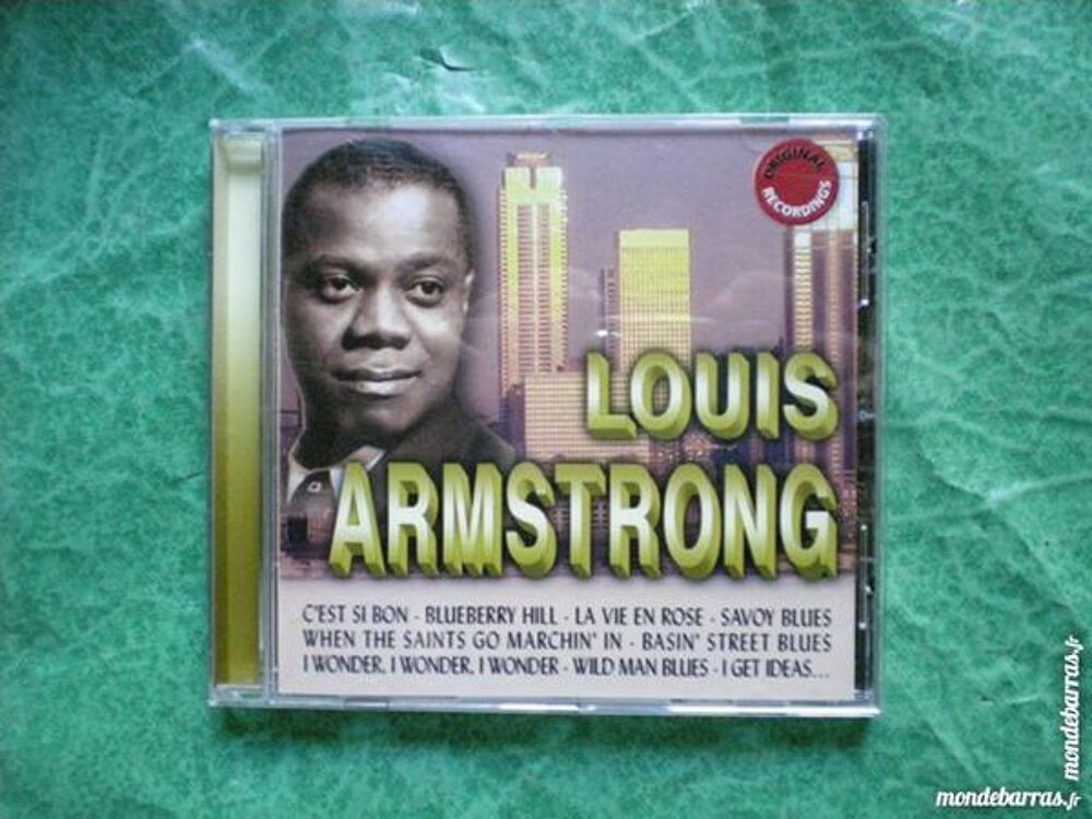 CD Louis Amstrong 18 titres CD et vinyles