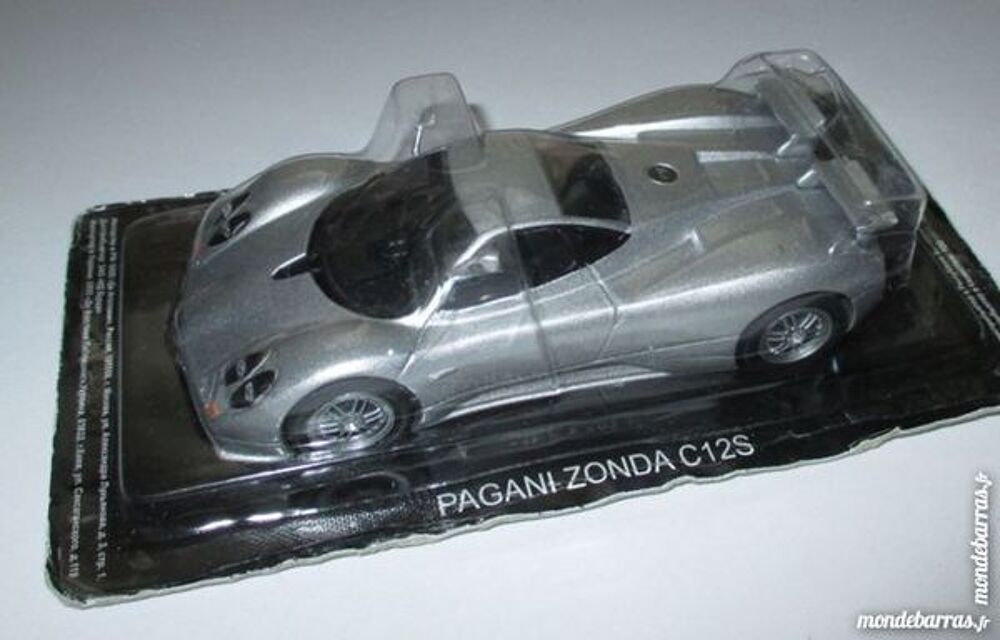 Pagani Zonda C12s argent 1/43 Premium Neuf blister Jeux / jouets