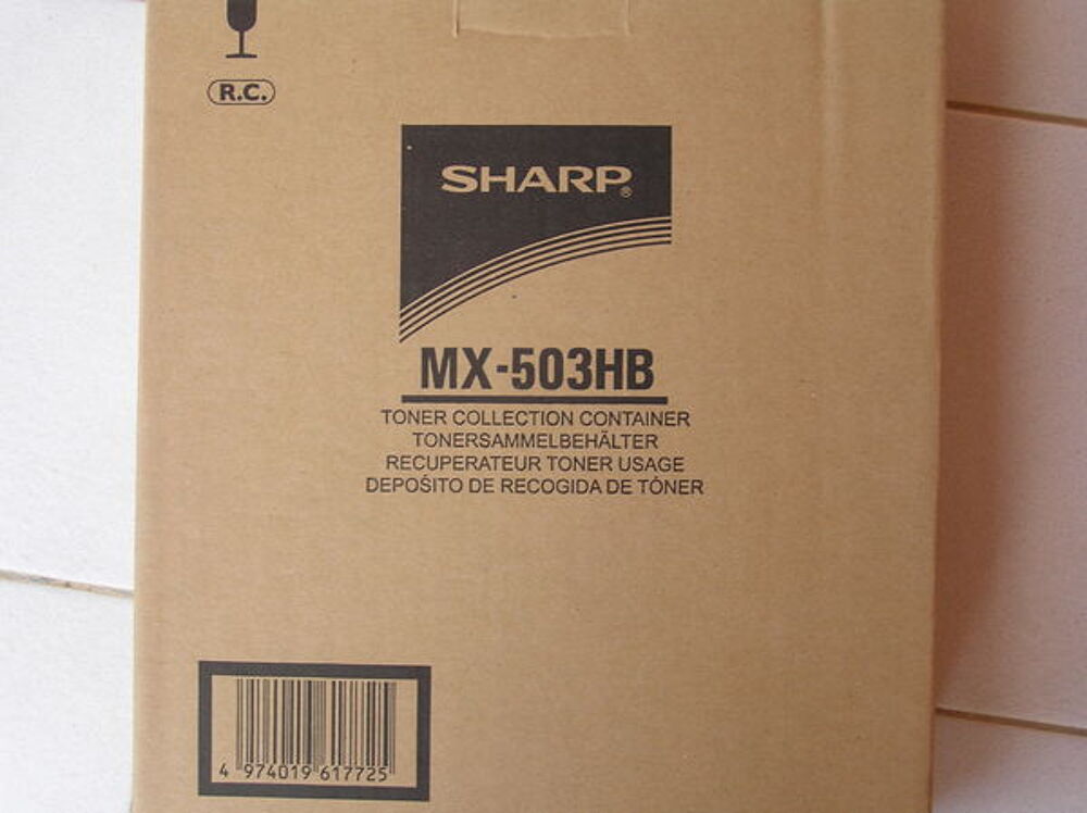 
R&eacute;cup&eacute;rateur de poudre usag&eacute; SHARP MX-503HB Matriel informatique