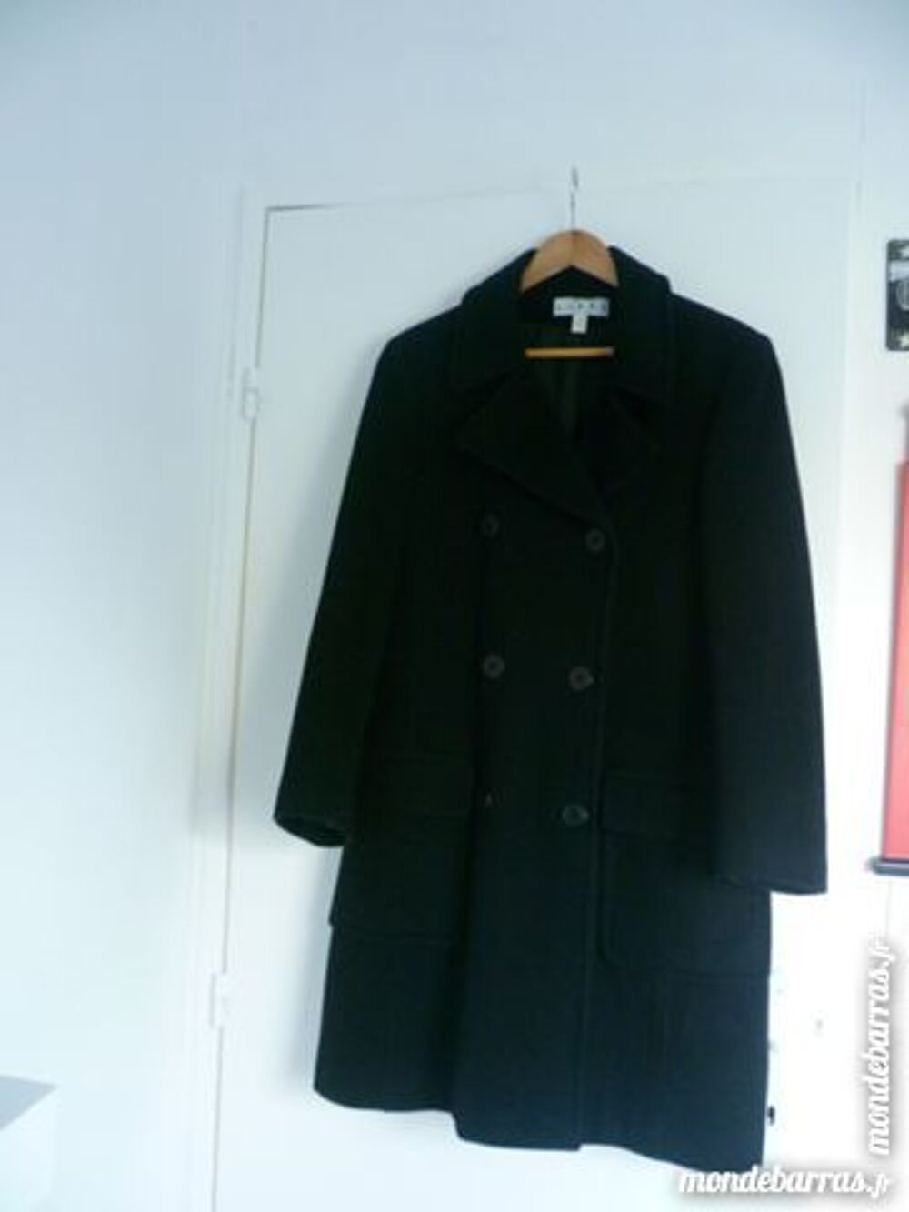 manteau long noir Vêtements