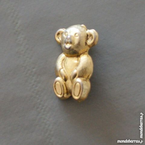 Broche dore ours 3 Cabestany (66)
