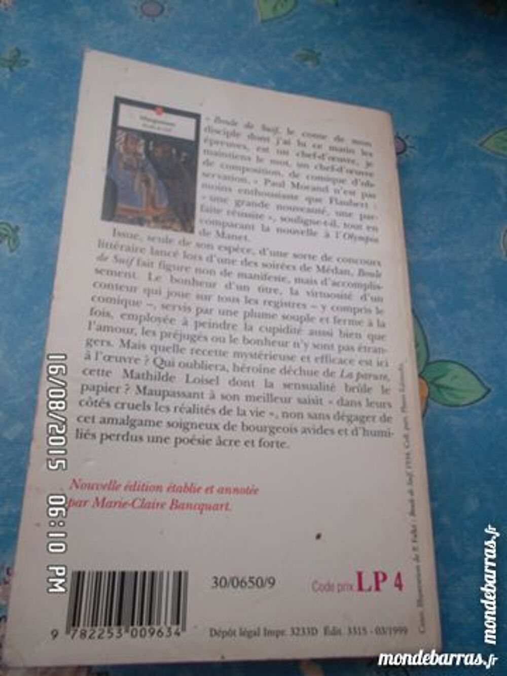 BOULE DE SUIF Livres et BD