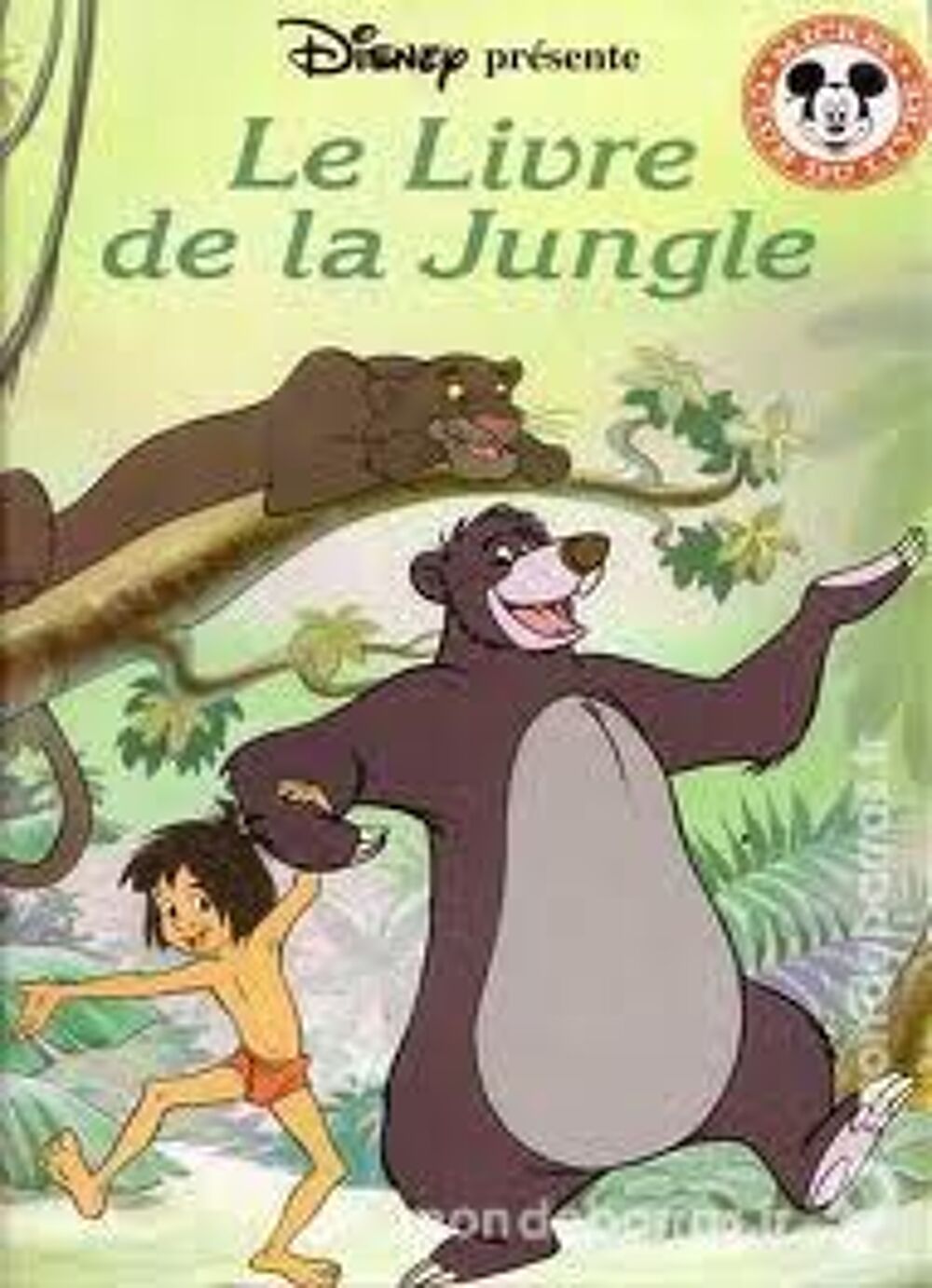 DISNEY : LE LIVRE DE LA JUNGLE Livres et BD