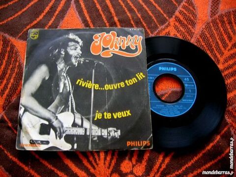 45 TOURS JOHNNY HALLYDAY Rivière ouvre ton lit 25 Nantes (44)