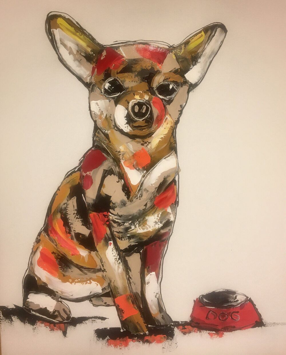 tableau chihuahua Décoration