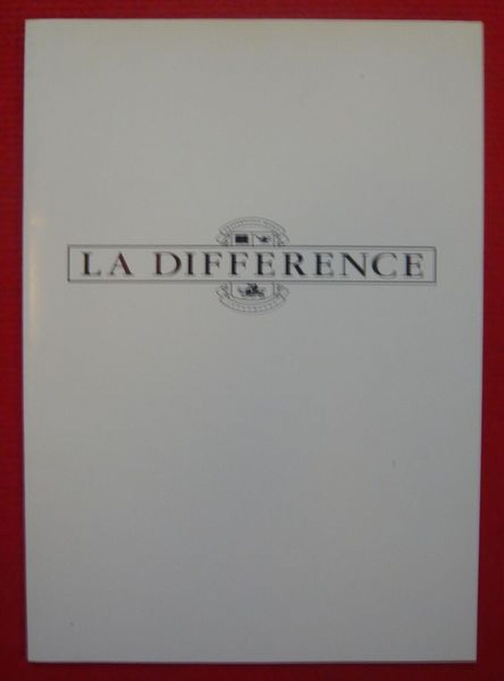 Dossier de presse de La Diff&eacute;rence (School Ties) (1993) Livres et BD