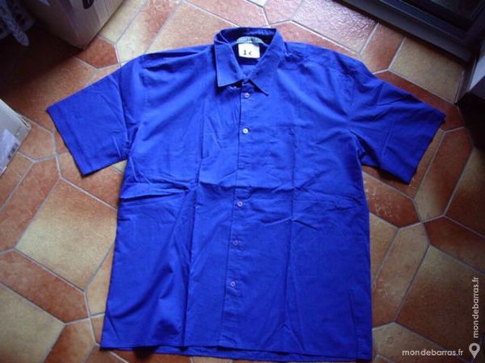 Chemises Homme m. courtes T45/46-T6 ou TXXL Vêtements