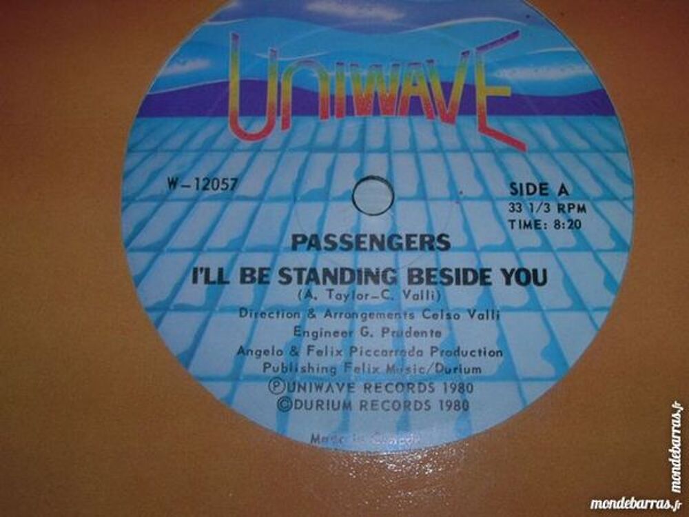 MAXI 45 TOURS PASSENGERS - Unidisc Canada CD et vinyles