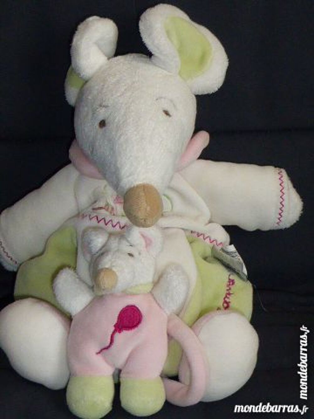 Doudou &amp; Compagnie - pantin souris Barbotine Puériculture