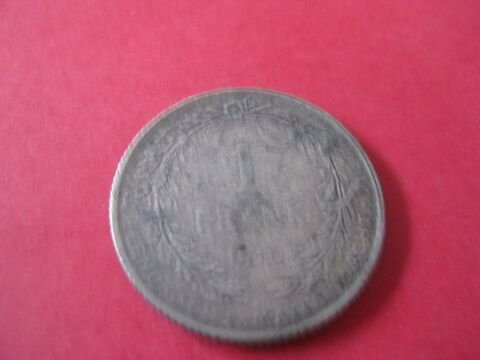 pice 1 francs belgique 1910 0 Gennevilliers (92)
