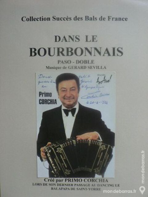 Accordon: DANS LE BOURBONNAIS cration P. CORCHIA 1 Clermont-Ferrand (63)