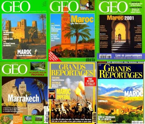 Voici 6 revues sur LE MAROC / les-livres-de-jac 17 Lille (59)