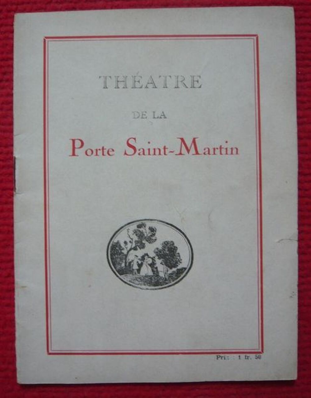 Programme Th&eacute;&acirc;tre Porte Saint-Martin 1934 ? Valses de Vienne Livres et BD