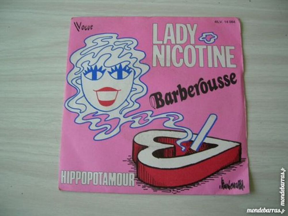 45 TOURS BARBEROUSSE Lady Nicotine CD et vinyles